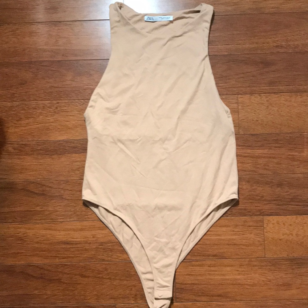 Zara nude color body suit